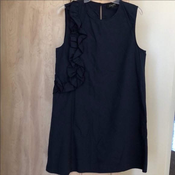 CHEPE ITALY Dresses & Skirts - 🌸2/$50 Chepe Italy 100% Cotton Sundress Blue Side Ruffle